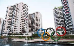 The Athlete’s Village is a sprawling complex of 31 buildings that is supposed to house all 18,000 athletes and staff from around the world during the Olympics.