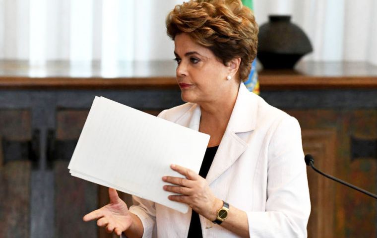 Rousseff's proposal to hold a referendum on moving up the date of the next presidential election was part of a “Letter to Brazilians” 