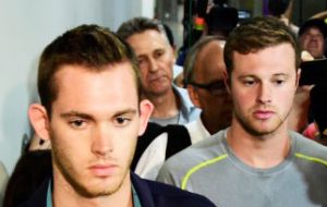 US Olympic Committee CEO said Gunnar Bentz and Jack Conger, who had been with Ryan Lochte in an incident at a local gas station ”have recently departed Rio.”