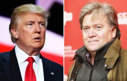  Trump named Steve Bannon, from Breitbart News website, as campaign CEO. He also promoted senior adviser Kellyanne Conway to campaign manager. 