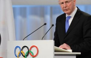 Hickey is president of Europe's Olympic Committees, which gathers the continent's 50 national Olympic committees. His passport and Olympic ID were seized