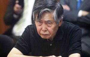 Fujimori has been imprisoned in a Lima jail since he was convicted for the “authorship” of a massacre of 25 people by undercover soldiers