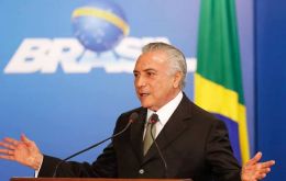  The final vote expected late Tuesday or early hours of Wednesday would confirm  Vice-President Michel Temer as Brazil's new leader through 2018