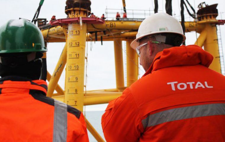 A joint operation of Total Austral, Wintershall Energy and Panamerican South the well is located in 50 meters deep water and linked through a 77kms pipeline