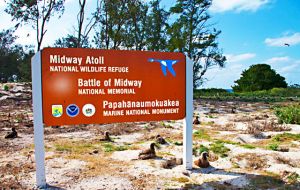 Obama will visit the protected area to draw attention to the climate change threat,  traveling to Midway Atoll, known for turtles, monk seals, and millions of seabirds.