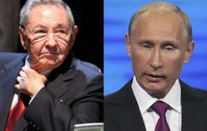 According to Russia's RT news agency Raul Castro made the request directly to Vladimir Putin