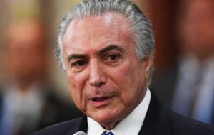 The highlight of Temer’s New York trip will be a Wednesday meeting with international businessmen and investors. 