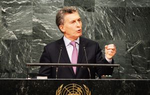 Macri called on London to “solve the two-century dispute in a friendly manner”, and expressed interest in moving forward in bilateral relations mutually beneficial