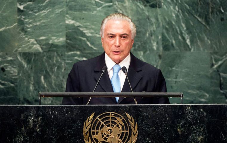 The Brazilian president said that the impeachment took place “with the most absolute respect of the constitutional order.”