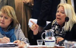 Carrió was disappointed that Malcorra visited the foreign affairs committee a few weeks ago, but did not mention a word of the ongoing discussions with the UK