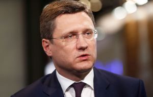 ”There is a move forward, but they (OPEC) haven't got to the finish,” Russian Energy Minister Alexander Novak said after meeting Falih and Zanganeh. 