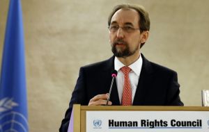 “I promise that we, the UN human rights office, as foreseen in the text, will follow the progress of the numerous human rights aspects of the peace accords closely”. 