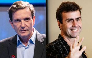  In Rio de Janeiro, Marcelo Crivella of the conservative PRB won a plurality, 28%, and will have to go up against leftist PSOL Marcelo Freixo, who garnered 18%.
