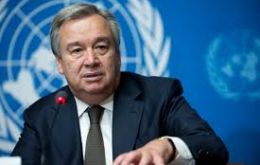 Guterres, 67, was Portugal’s prime minister from 1992 to 2002. He led the U.N. Refugee Agency for a decade from 2005-2015.
