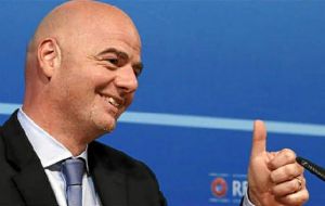 Infantino prioritized ramping up sponsorship revenue when he was elected in February. 