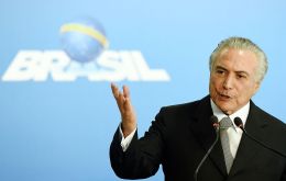 The extra revenue collected by the government would help the administration of President Michel Temer meet this year’s fiscal target