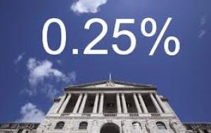The revised figures follow the Bank of England's decision in August to cut its interest rate from 0.5% to 0.25% and boost its bond-buying scheme.