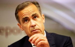 Following the release of the quarterly inflation report, governor Mark Carney said the revised forecasts were “neither solely due nor totally unrelated” to the Bank's decisions back August. 