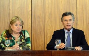 President Mauricio Macri congratulated Trump. Argentina wants the shortest transition possible