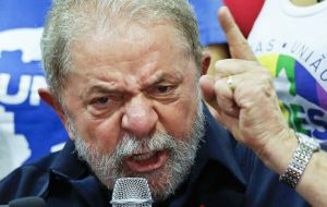 ”There's an almost diabolical pact against me involving the press, the federal Attorney General's Office, the Federal Police and (Judge) Moro,” claimed Lula