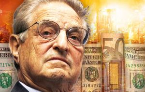 Millionaire George Soros known to many for his support of counter-revolutions where he dislikes the democratic outcome of an election.  