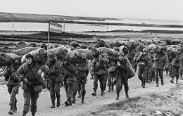 The exceptional pension scheme benefits those who “participated in war actions between 2 April and 14 June 1982 in the Malvinas Operations theatre”