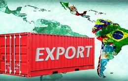 The report shows that the export slowdown in Latin America and the Caribbean is even more intense than in the rest of the world