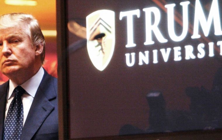 The case refers to lawsuits stemming from the defunct for-profit education venture, Trump University, putting to rest fraud allegations by former students