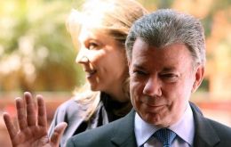 President Juan Manuel Santos says his treatment will not stop him from discharging his duties