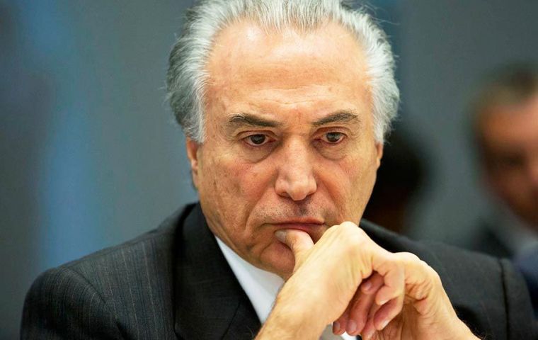 Temer, who is deeply unpopular, has been struggling to push through an ambitious austerity agenda to pull Brazil out of its worst recession in decades. 