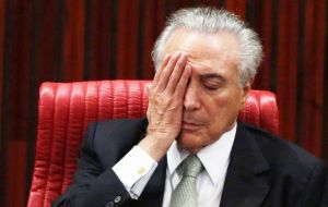 President Michel Temer said he would veto any amnesty attempt from Brazilian politicians under suspicion of corruption 