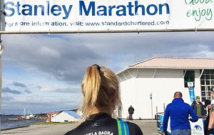 The long distance runner from Rio Grande, Tierra del Fuego has competed three times in the Falklands' marathon