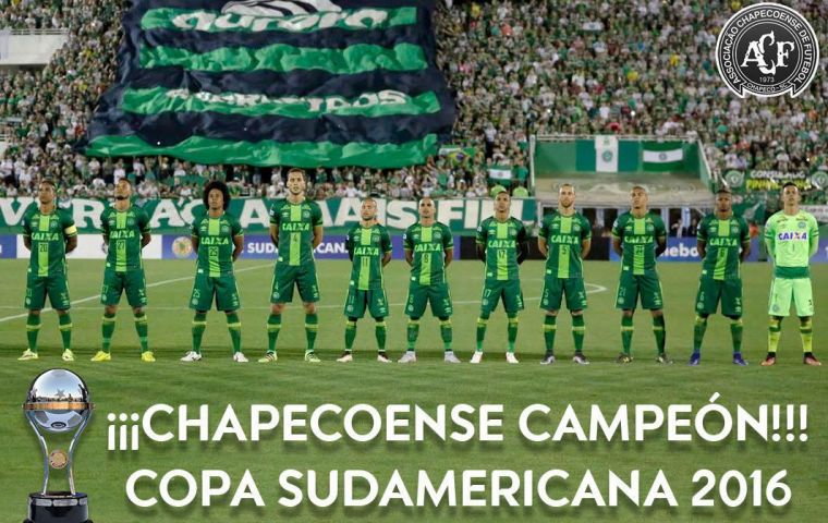 Conmebol declares Chapecoense winners of the match they were enroute to playing when their airplane crashed