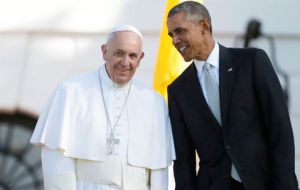 Argentine born Pope Francis among the top ten most powerful, but outgoing Obama drops to 48 position 