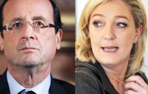 Hollande, bowing out next year, may face questions about the chances he might be succeeded in May by Marine Le Pen, the National Front leader