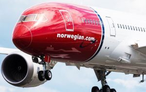 Low-cost carrier Norwegian wants to start operating in Argentina