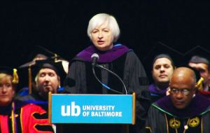 “After years of slow economic recovery you advent of the strongest labor market in more than a decade”, said Yellen at the University of Baltimore 