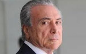 “I haven't given it a thought,” said Temer (referring to resigning as President) over breakfast with journalists at the Alvorada Palace. 