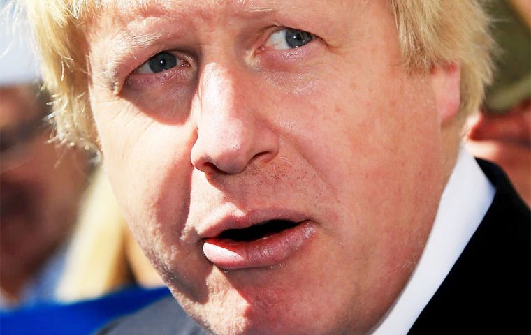 On Monday Boris Johnson will be in the capital, Washington D.C, to meet key congressional leaders. 