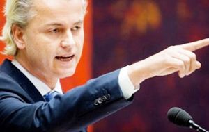 “The man of open borders, asylum tsunami, mass immigration, Islamisation, lies and deceit,” Mr Wilders tweeted. 