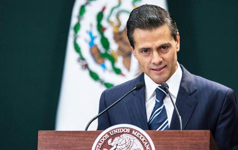 Peña Nieto announced that he had called off the 31 January trip after president Trump suggested he should do just that.