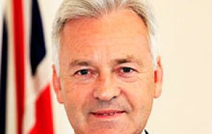 Agenda includes meeting Sir Alan Duncan, Foreign Office minister for Europe and the Americas who was recently in Argentina to sign the September statement