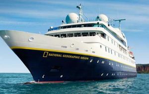 The National Geographic cruise suffered engine damage returning from Antarctica and limped back to Ushuaia at the end of December