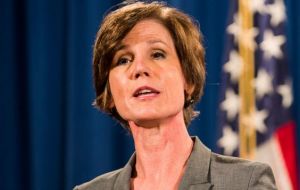 The White House said Ms Yates had “betrayed” the department. Dana Boente, US attorney for the Eastern District of Virginia, replaces her as acting AG