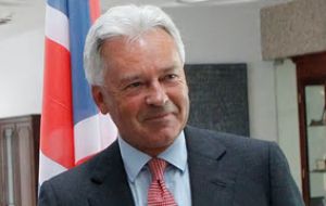 Sir Alan Duncan twitted “appalled to hear of act of vandalism at Darwin Cemetery in Falkland Islands. Welcome urgent response & investigation by FIG”.  
