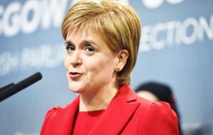 Ms Sturgeon predicted the vote would be one of the most significant in the Scottish Parliament since devolution. 