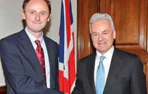 MLA Poole met also Sir Alan Duncan for an update
