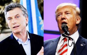 President elect Donald Trump and Mauricio Macri had a long conversation on the phone in late November.