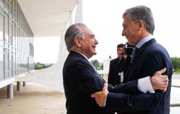 Earlier this month in Brasilia, presidents Mauricio Macri and Michel Temer agreed to give a new thrust to Mercosur trade negotiations with the European Union