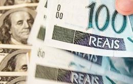 Following a rise in capital inflows and after the central bank resumed currency intervention the real firmed 0.45% to 3.096 real per dollar